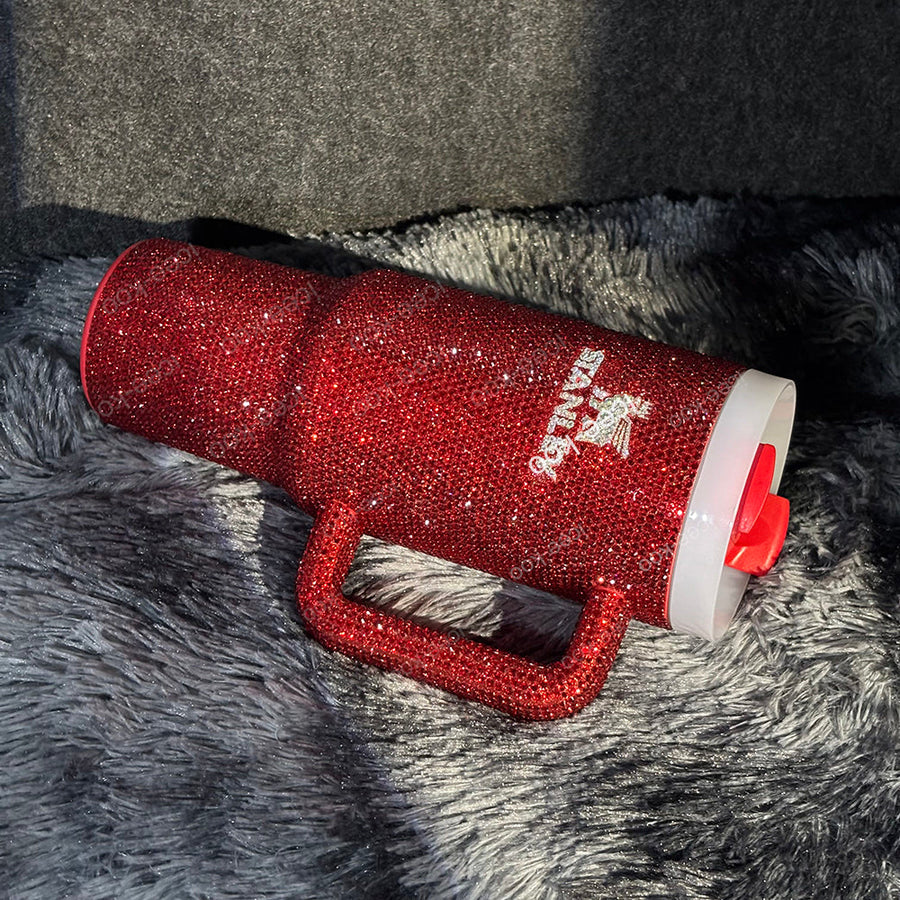 40oz Dr Tumbler Studded With Diamonds 🚢Free Shipping🚢