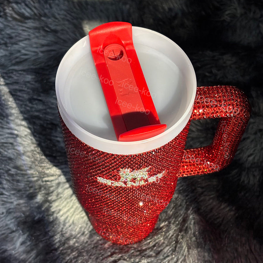40oz Dr Tumbler Studded With Diamonds 🚢Free Shipping🚢