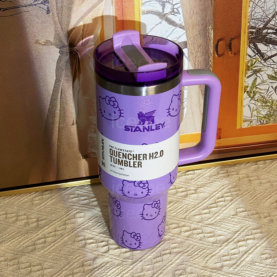 40oz Purple Hello Kitty Tumbler 🚢Free Shipping🚢