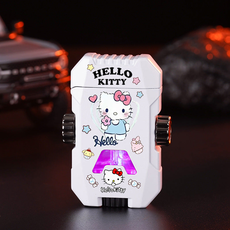 Cartoon Decompression Gyro Lighter Colorful Lights