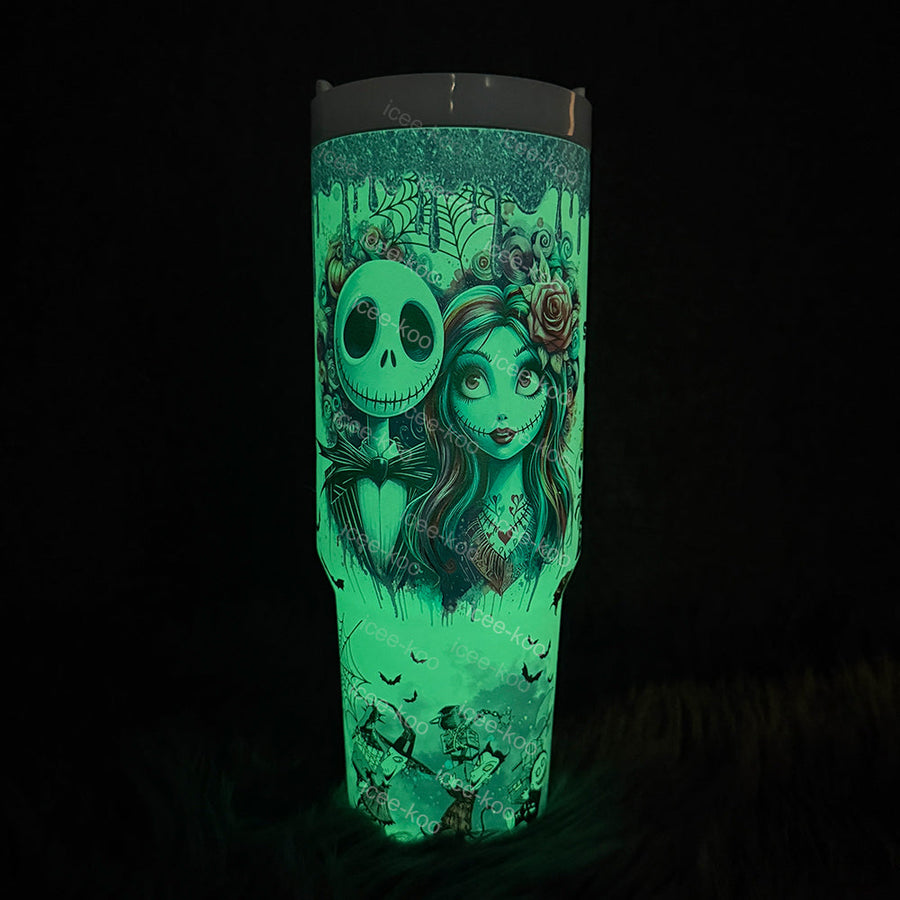 Sally x Jack Skellington 40oz Tumbler 🚢Free Shipping🚢