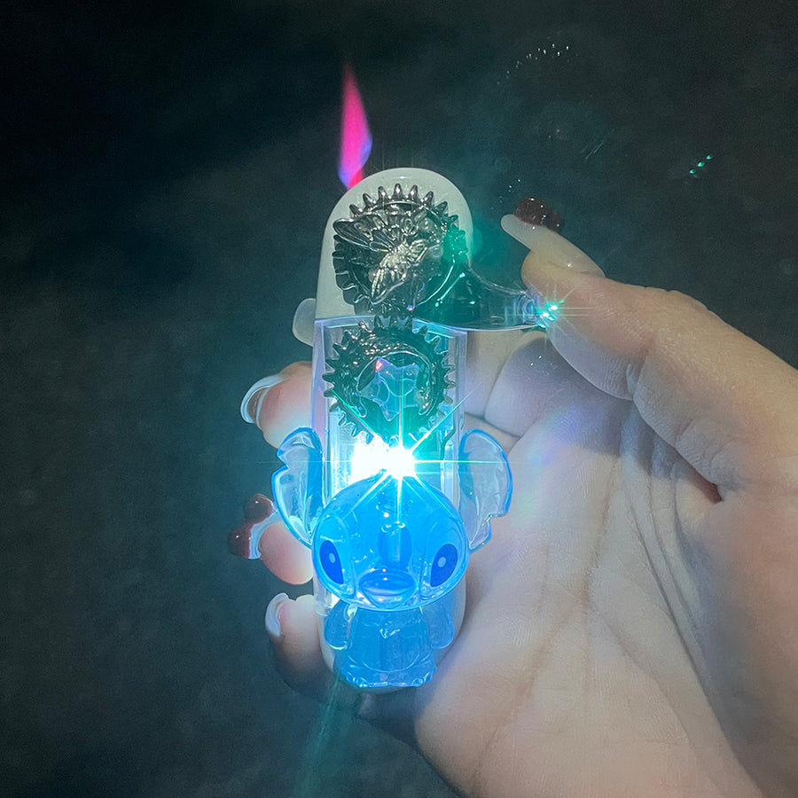 Cartoon luminous Stitch 3D three-dimensional lighter