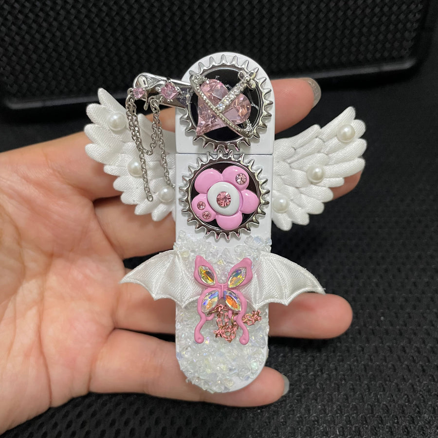 Handmade DIY Inflatable Lighter Angel Star Cross